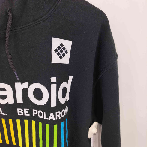 POLAROID ロゴプリント プルオーバースウェットパーカー メンズ